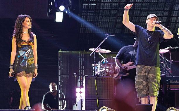 Eminem and Rihanna's Monster Tour: On the scene opening night in Pasadena