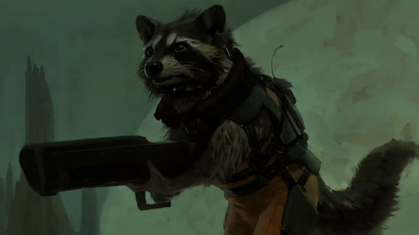 Rocket Gets A Chubbier, More Scarred Look In New Guardians Of The Galaxy Concept Art