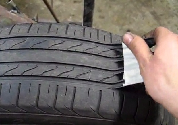 How old tires give the appearance of new