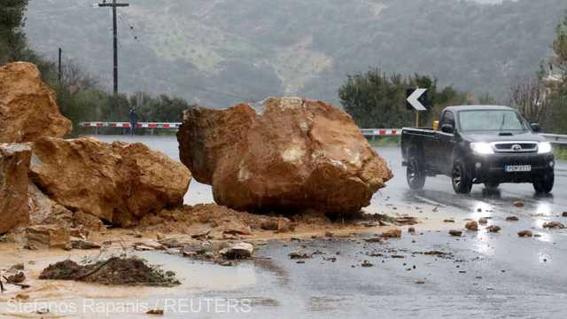 Grecia | Creta, afectată de vijelii. De şase zile plouă fără oprire