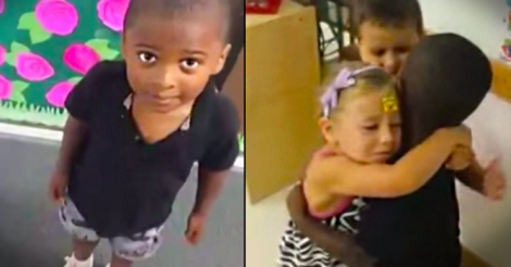 WATCH: Little Boy Gets the Greeting of the Lifetime After Being Sick