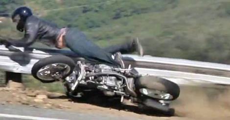 Collection of Motorcycle Wipe-Outs on The Snake, Mulholland Drive’s Infamous Two-Mile Stretch