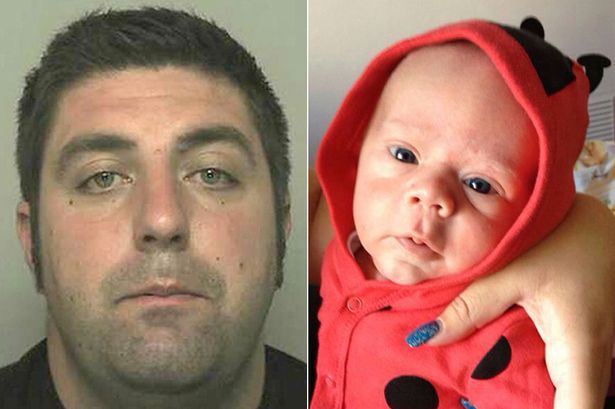 Baby killer jailed for nine years for battered lover's six-week-old son to death