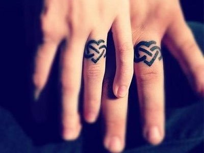 Short and sweet finger tattoos