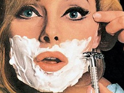 Facial shaving a beauty treatment